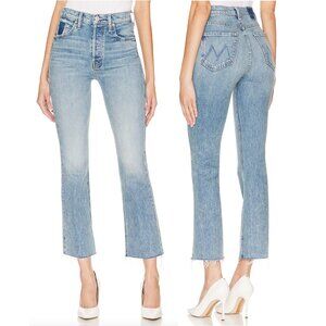 MOTHER Superior The Tripper Flood Fray Jeans Size 26 NWT